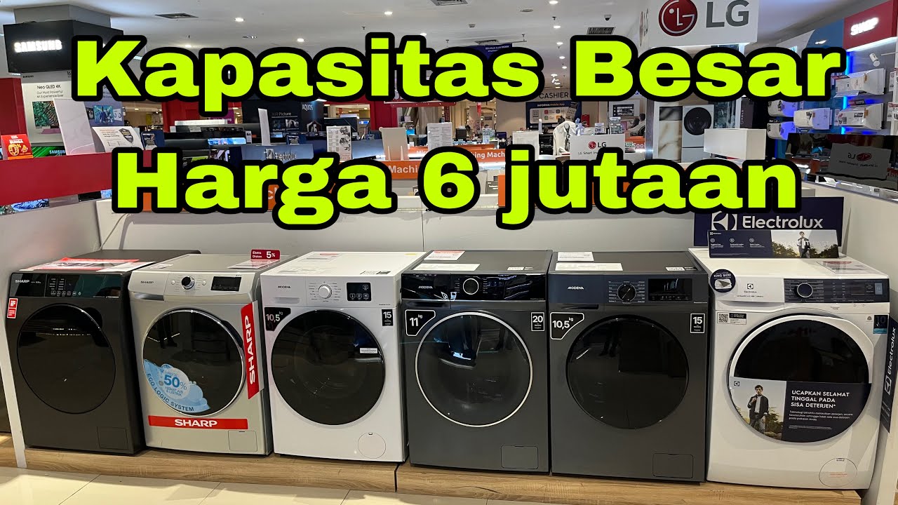 Review mesin cuci Modena kapasitas besar harga murah