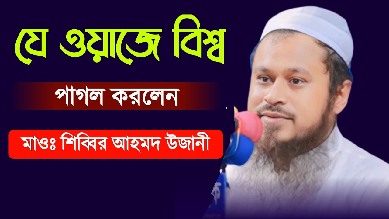 যে ওয়াজে বিশ্ব পাগল করলেন, মাওঃ শিব্বির আহমদ উজানী। NIM Islamic Midia, Bangla waz,