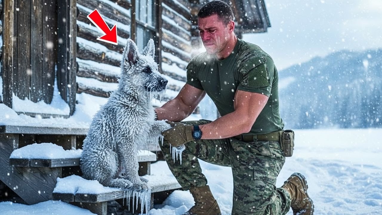 A Navy SEAL Found a Frozen Puppy on His Steps – What He Did Changed His Life