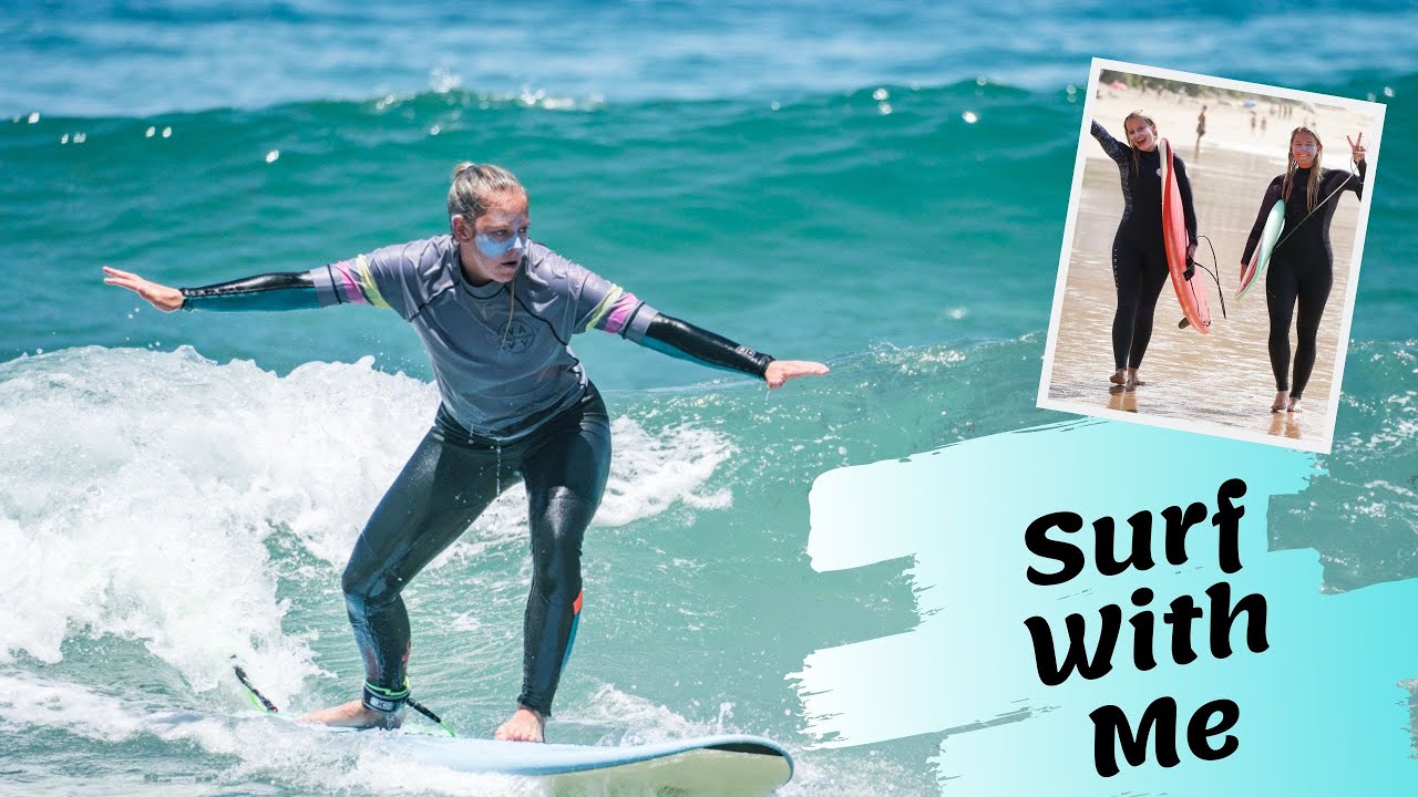 Join a REAL surf session with me 🏄&zwj;♀️ | Beginner plus surfer #WavySurfCamp