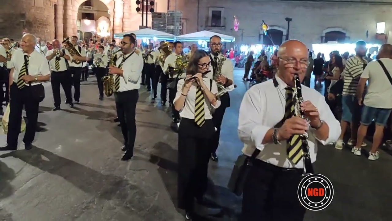 Marcia Ticinese Banda Filarmonica Bitontina 21/7/24 Bitonto Processione S Maria del Carmine
