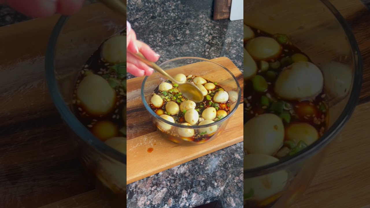 Korean mayak QUAIL eggs | 3 ingredients