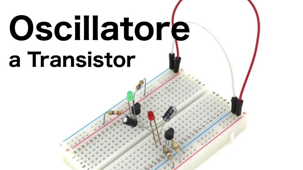 Oscillatore a transistor - Come far lampeggiare un led con due transistor