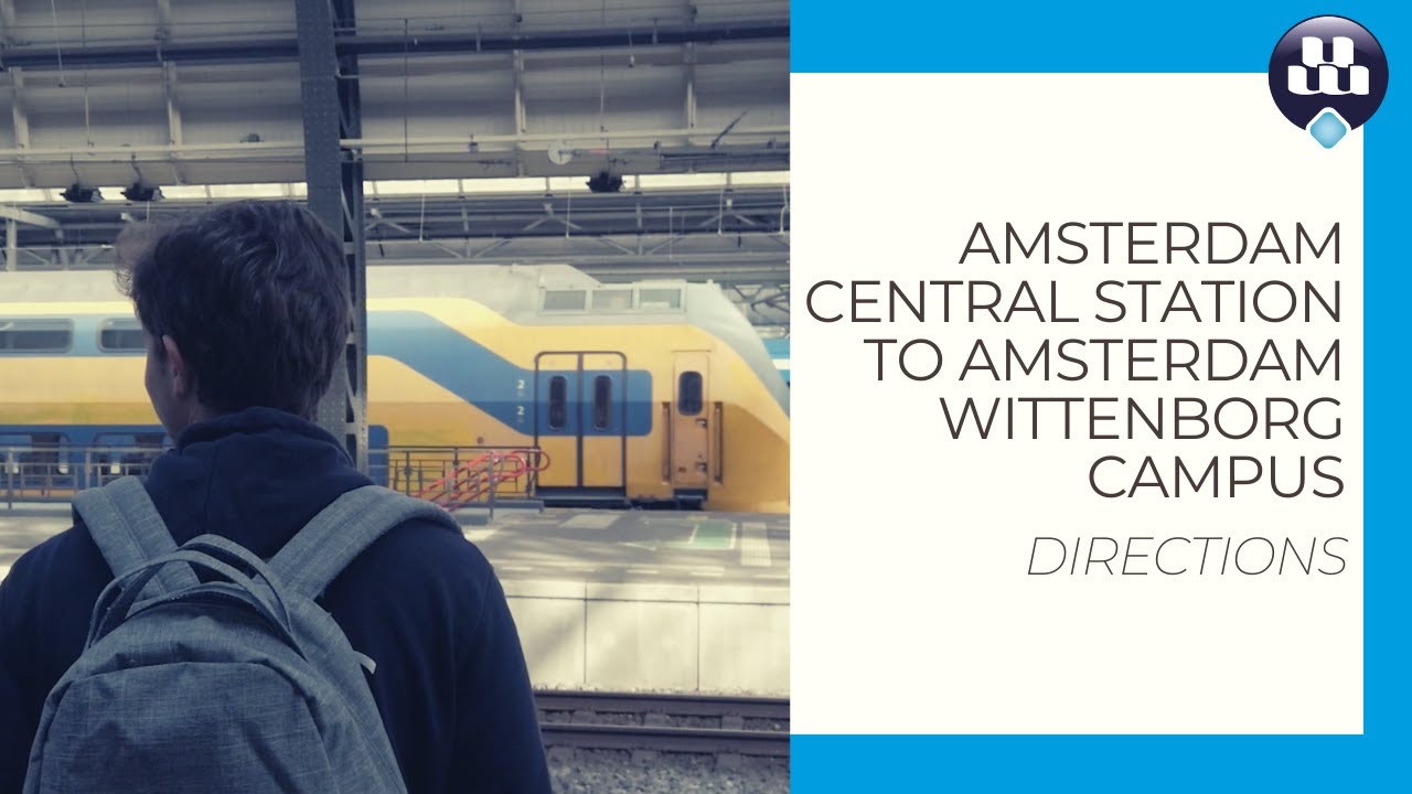 Train Journey from Amsterdam Central Station to Wittenborg in Amsterdam