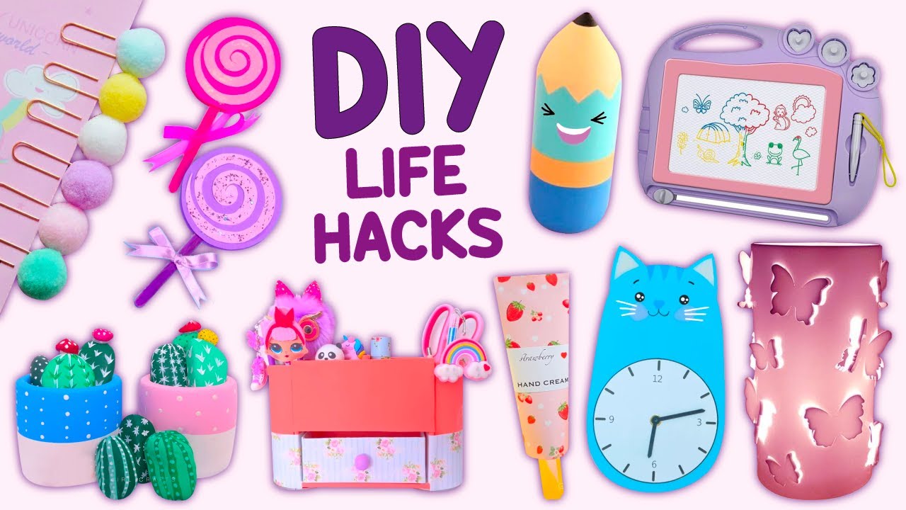 10 DIY EASY LIFE HACKS AND DIY PROJECTS YOU CAN DO IN 5 MINUTES - Recycle Crafts