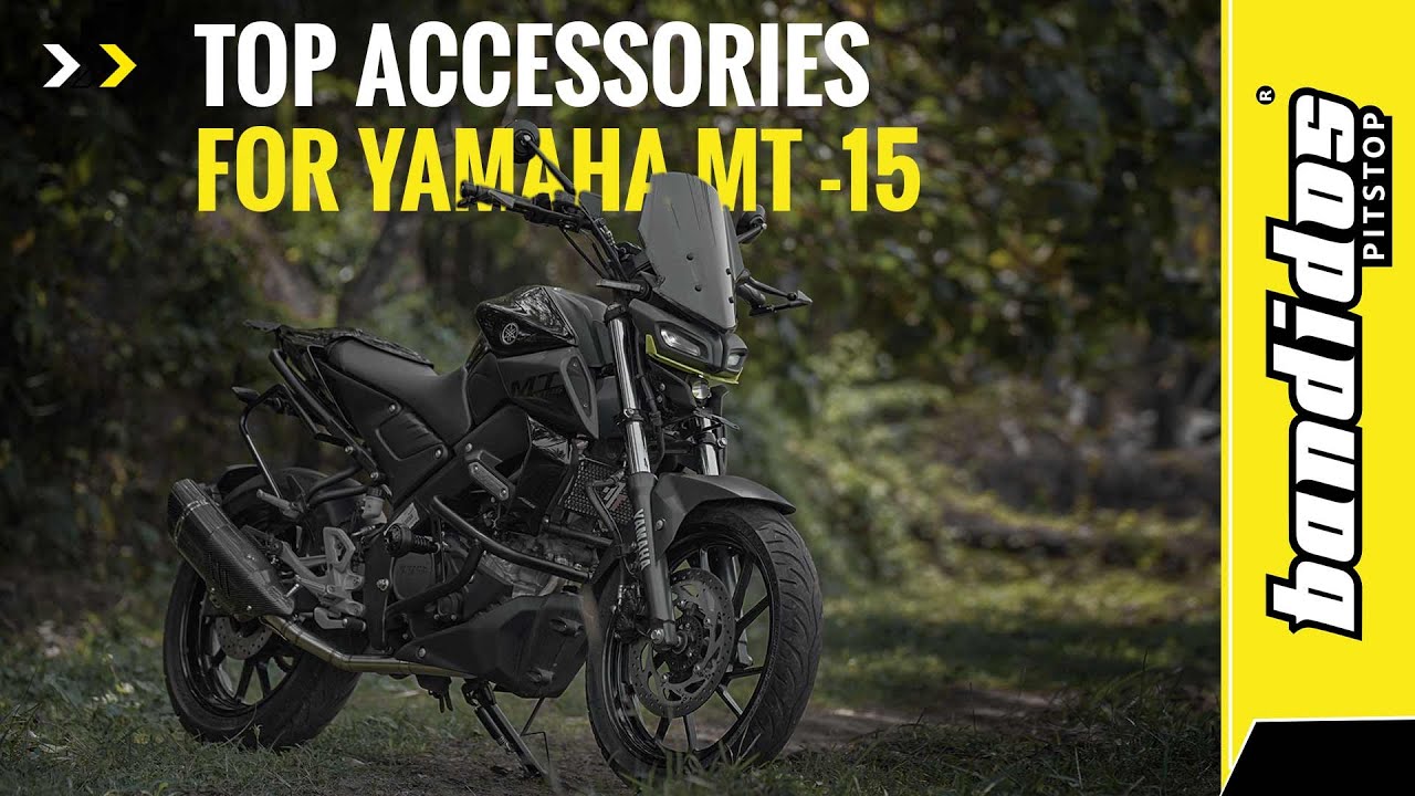 ЛУЧШИЕ АКСЕССУАРЫ ДЛЯ YAMAHA MT-15