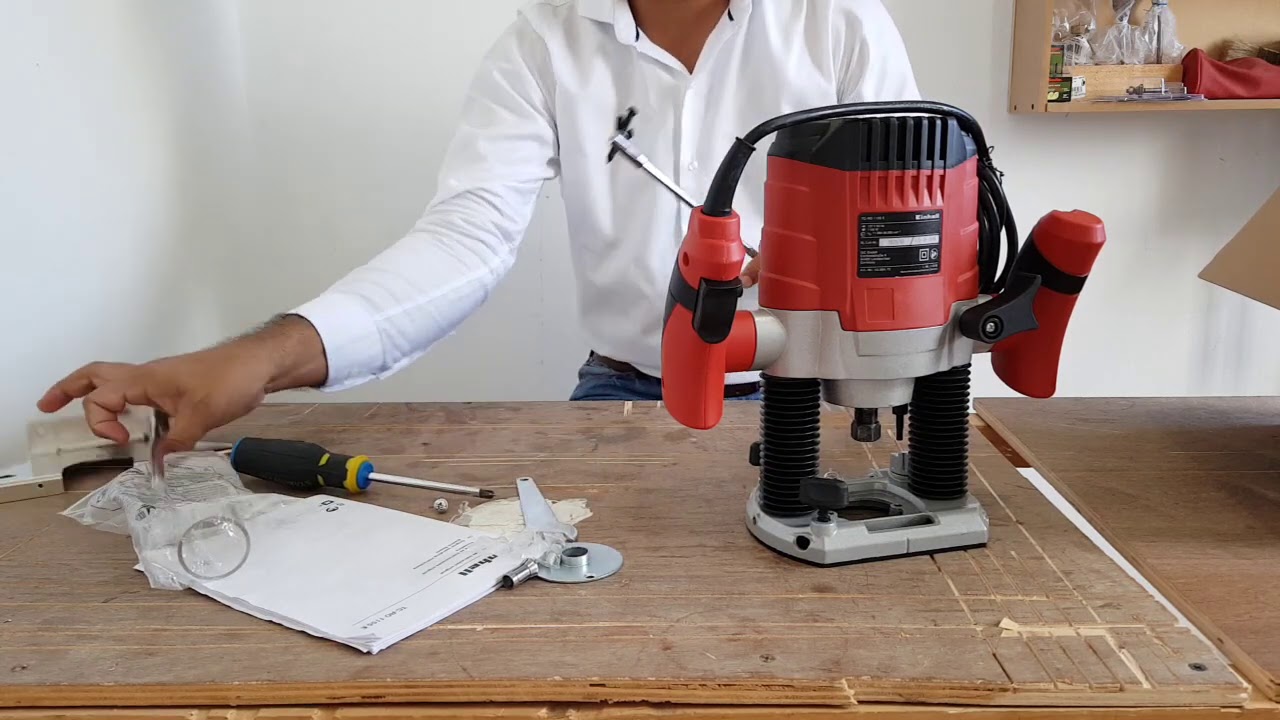 Unboxing en español - Fresadora Einhell  TC-RO 1155 E