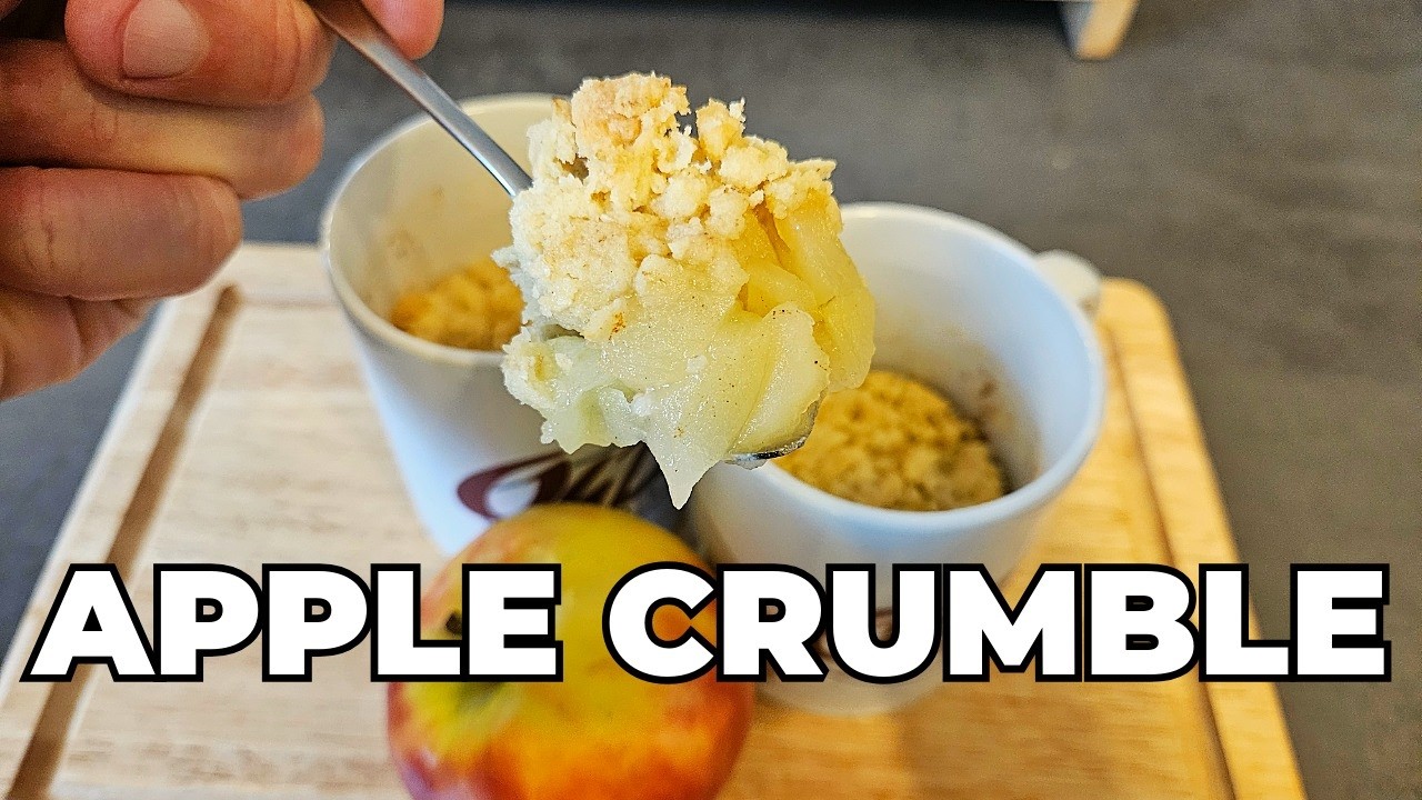 Apple‑Crumble aus der Tasse – Super schnell & lecker!