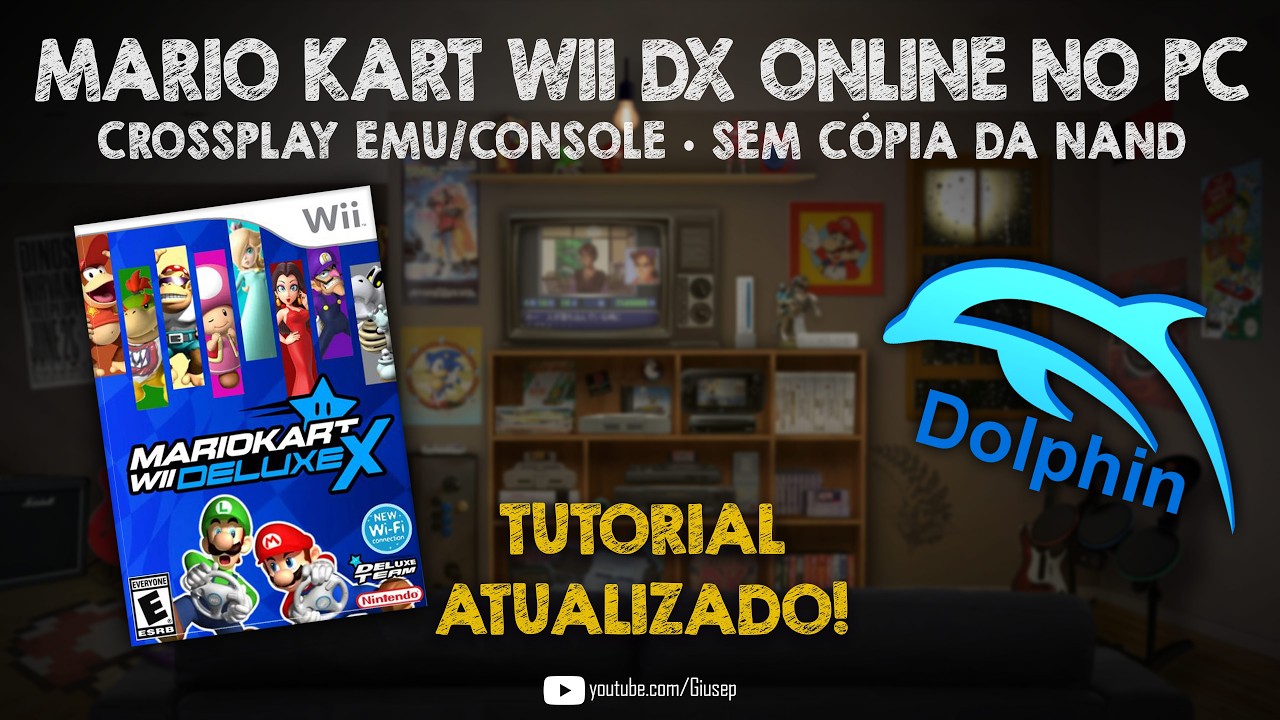 Como Jogar Mario Kart Wi DX ONLINE no PC EM 2026 (Sem Nand)