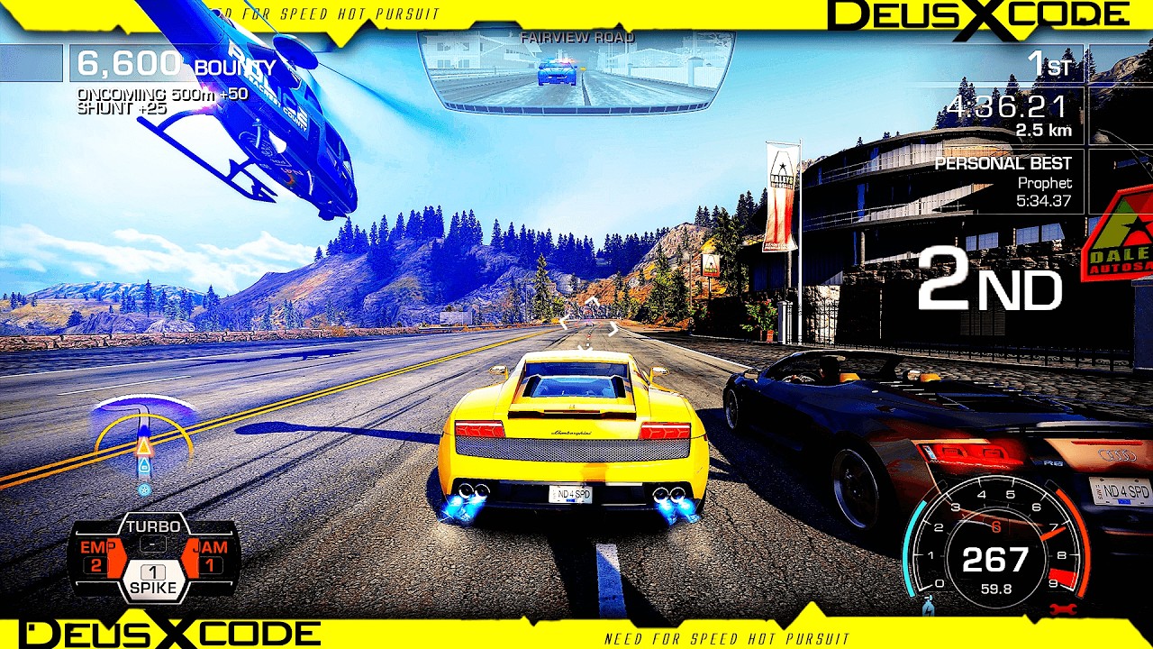 Lamborghini Gallardo - Need For Speed Hot Pursuit 4K | Super Aggressive Gameplay