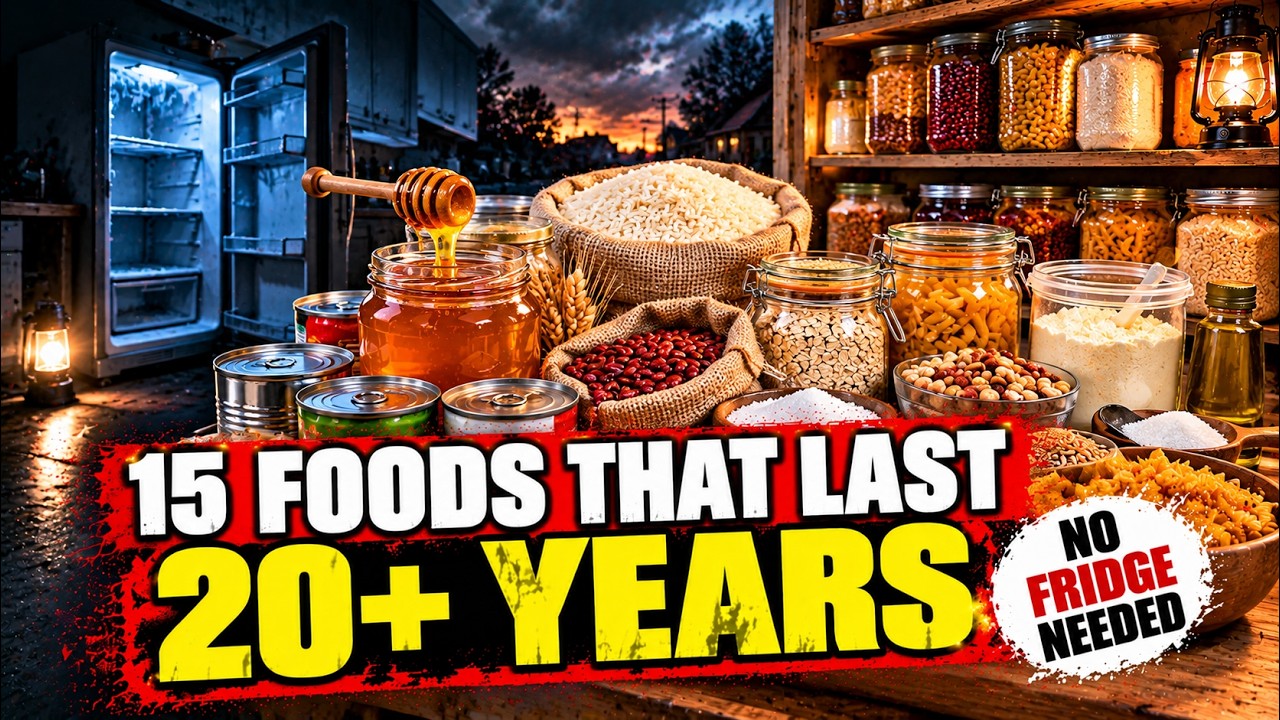 15 Foods That Can Last 20+ Years Without a Fridge
