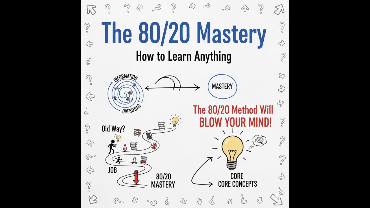 The 80/20 Mastery: How to Learn Anything Faster (Blow Your Mind)