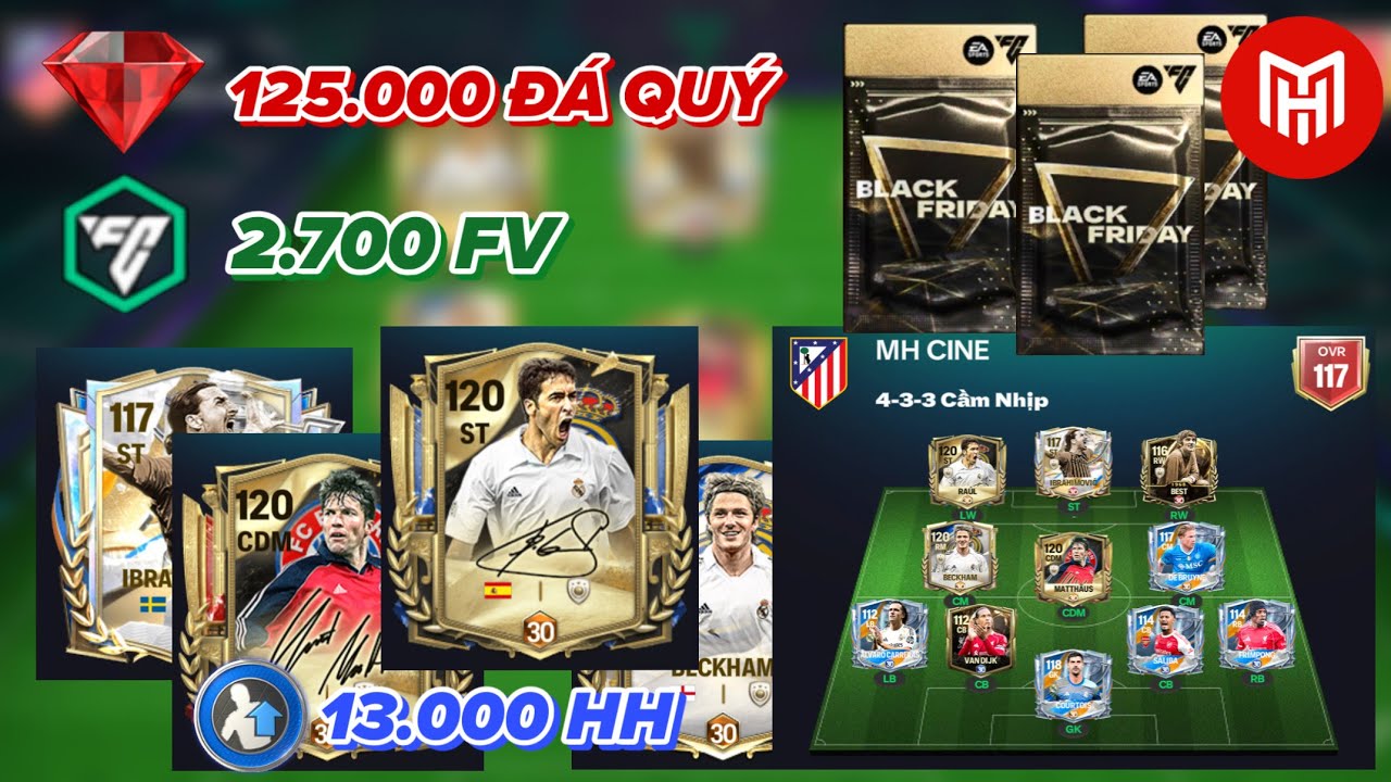 125.000 Đá Quý Và 2.700 FV Truy Tìm Chữ Ký Glorious Eras Trong FC MOBILE VN