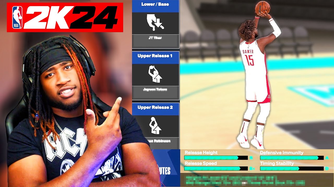 BEST DRIBBLE MOVES AND JUMPSHOT IN NBA 2K24! FASTEST SIGS FOR POINT FORWARD SF BUILDS!