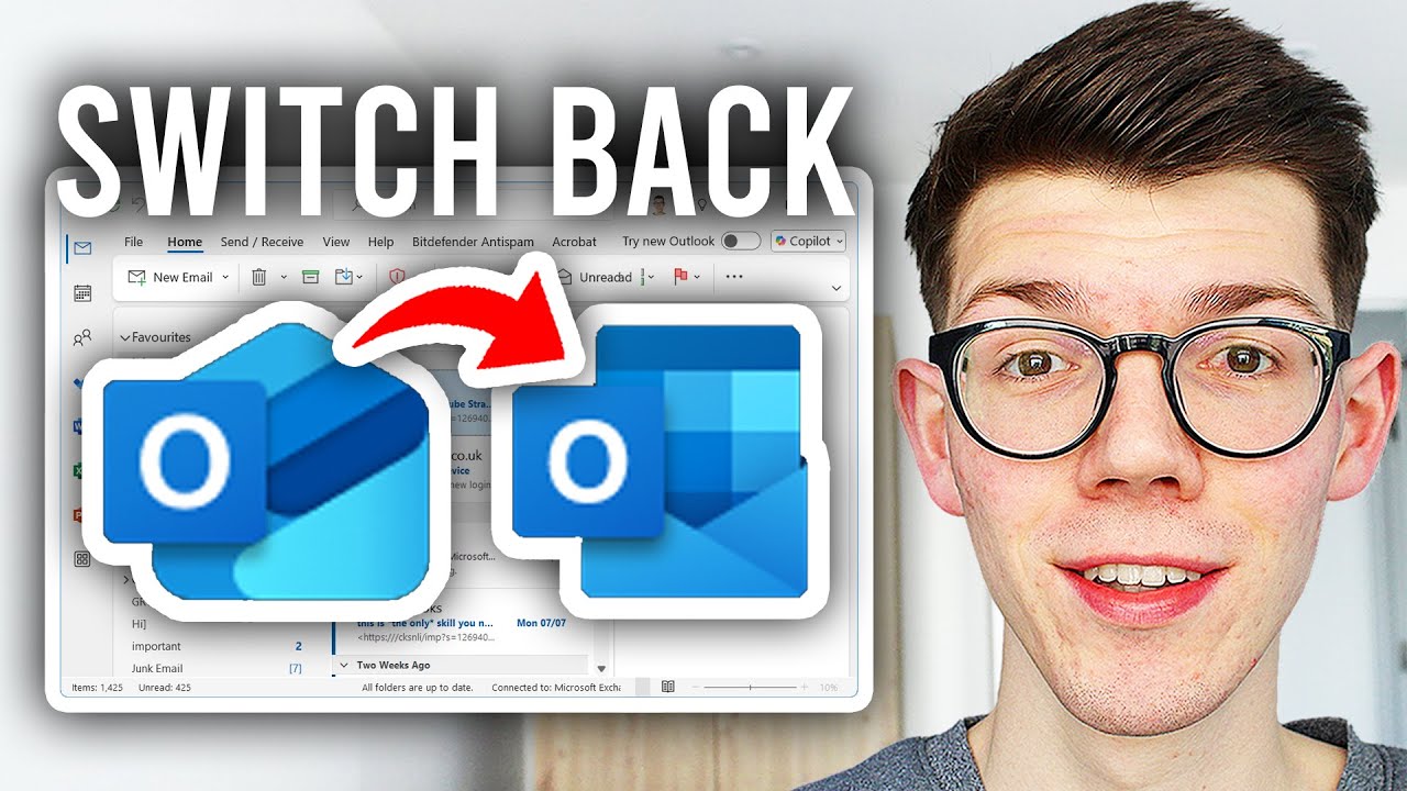 How To Switch New Outlook To Old Outlook - Step By Step