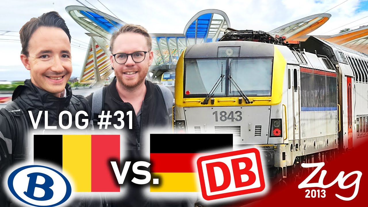 Wie gut ist die Bahn in Belgien? | SNCB vs. DB | VLOG #31 - Zug2013