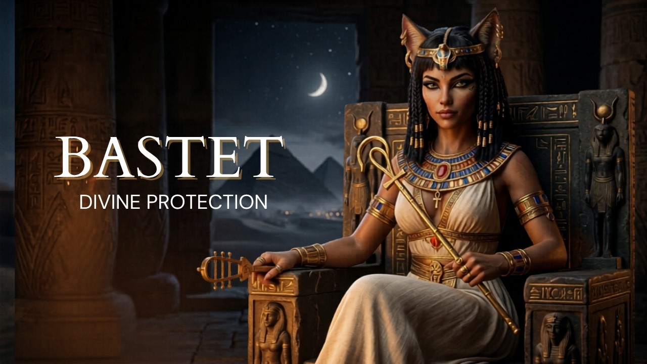 Bastet Awakens — Ancient Egyptian Temple Chants for Protection & Deep Trance