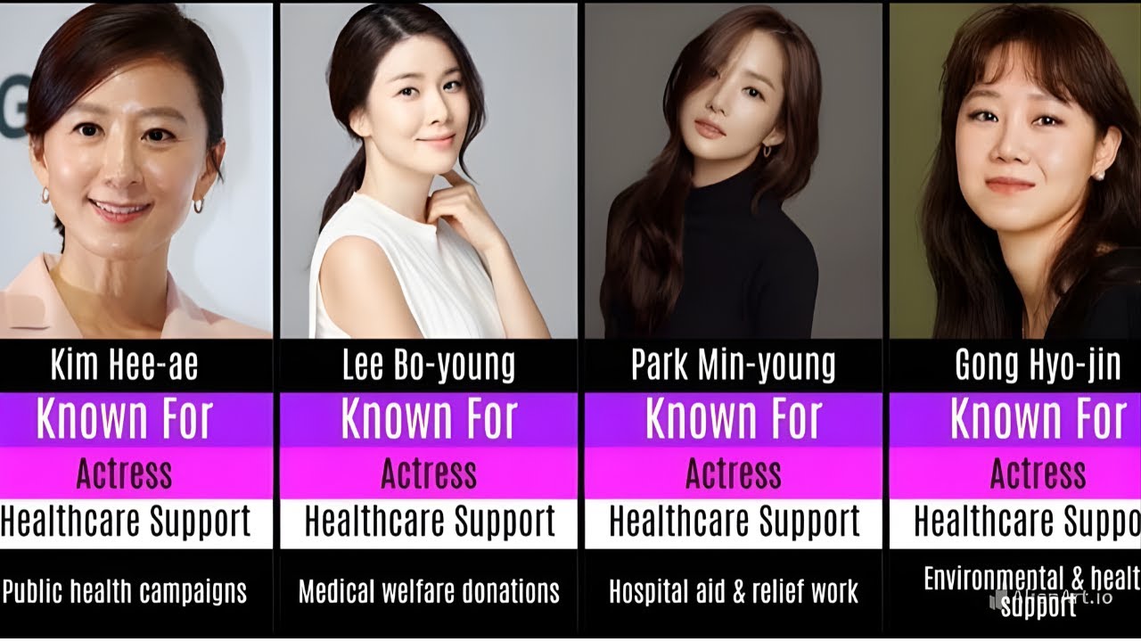 Top 50 Korean Celebrities Secretly Supporting Healthcare & Hospitals