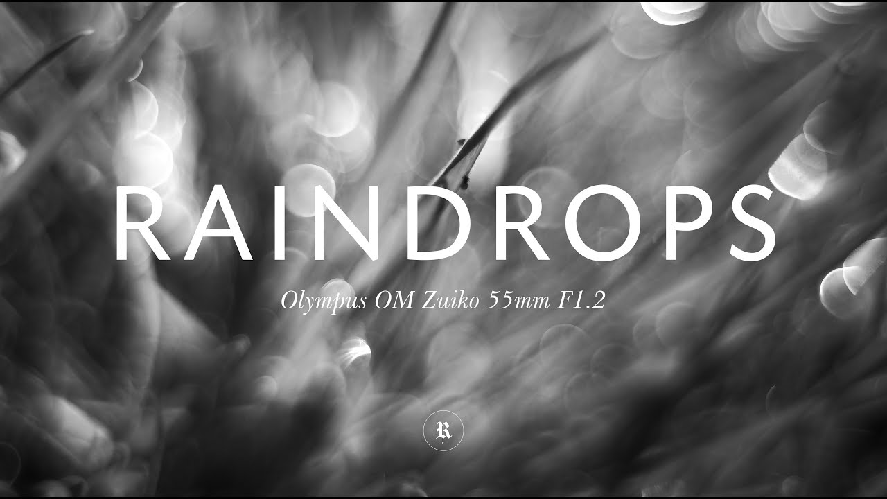 Olympus OM Zuiko 55mm F1.2 Raindrops