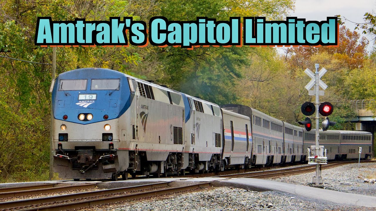 Amtrak Capitol Limited Train - A Temporary Farewell