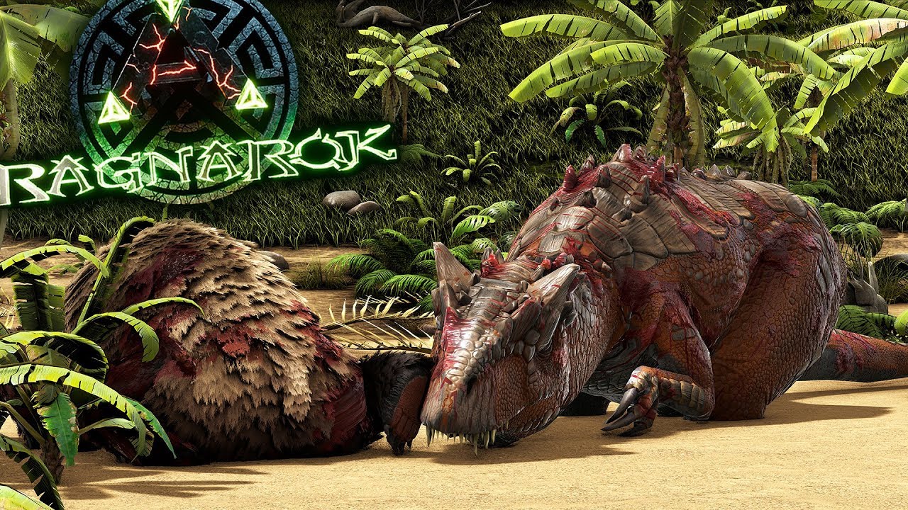 ONVERWACHTSE RAID VAN DE GRIFFIN RIDERS! - ARK: Ragnarok #17