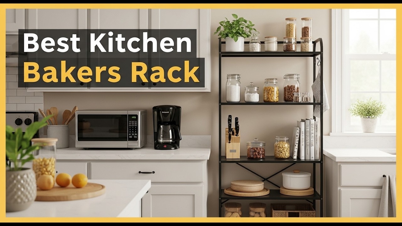 TOP 5 Best Kitchen Bakers Rack | Bakers Racks to Maximize Kitchen Space