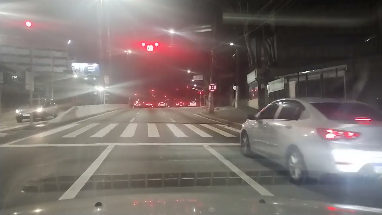 Dirigindo pela zona sul de São Paulo
