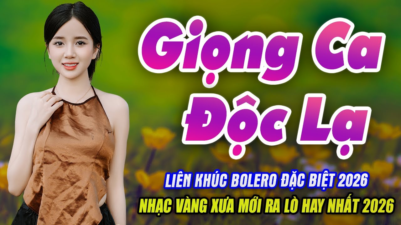 Liên Khúc Bolero Êm Tai 2026 – Nhạc Vàng Xưa Nghe Nhẹ Mà Dính Từng Phút