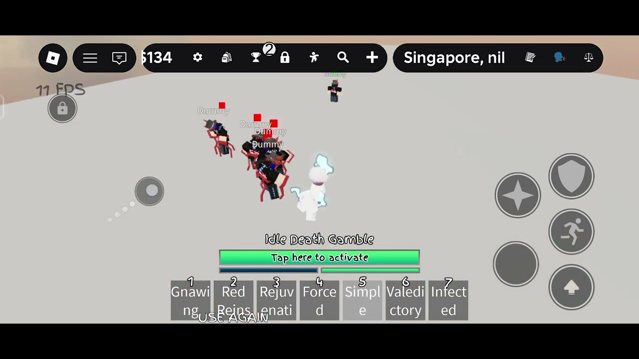 The fallen moveset