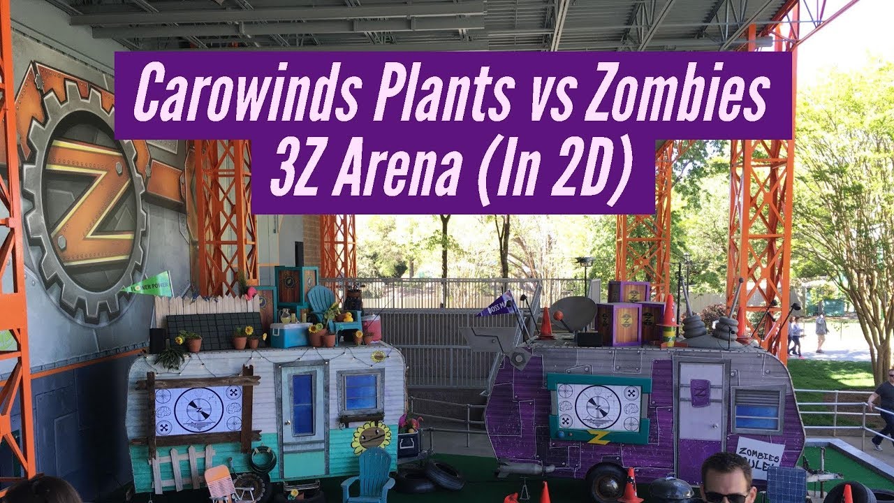 Carowinds Plants vs Zombies 3Z Arena In 2D