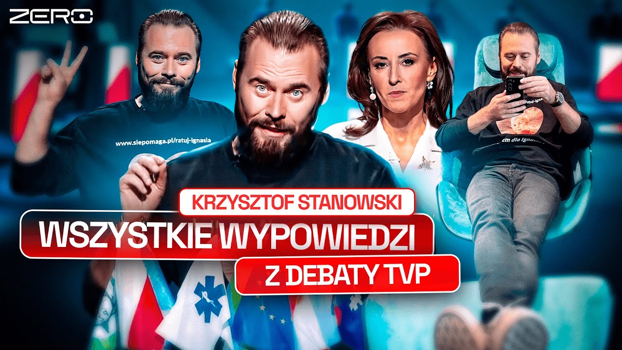 WSZYSTKIE WYPOWIEDZI KRZYSZTOFA JAKUBA STANOWSKIEGO Z DEBATY TVP