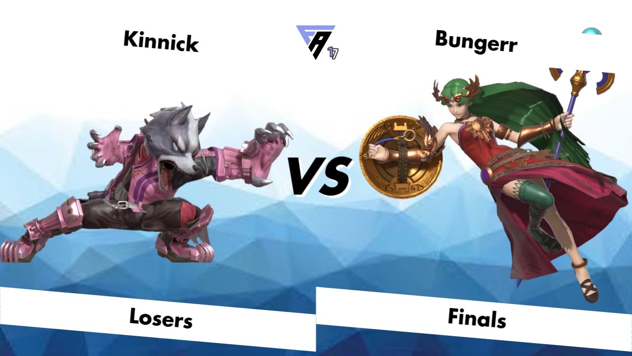Frame Advantage 17 - Losers Finals - Kinnick (Fox, Peach, Wolf) vs Bungerr (Palutena)