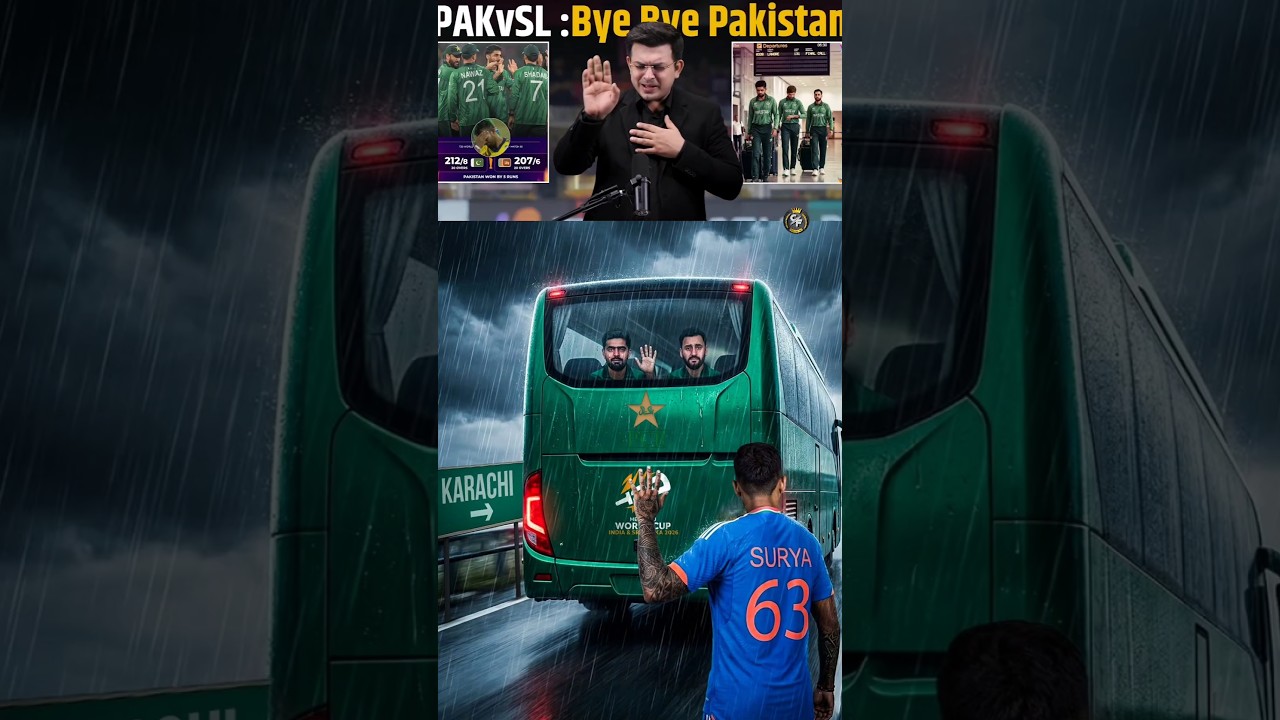 bye bye Pakistan Sri Lanka vs Pakistan match 😲😲 Pakistan eliminated for T20 world cup 2026