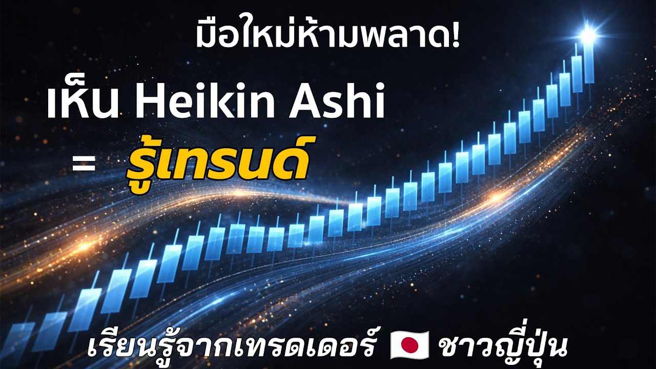 Heikin Ashi ง่าย ๆ ที่มือใหม่ต้องรู้｜มองเห็นเทรนด์ชัด กำไรมั่นคง