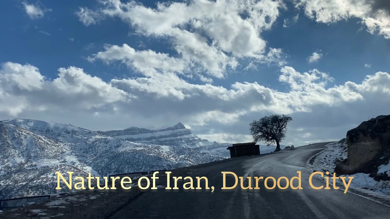 nature of iran: Beautiful winter in Oshtrankoh, Durood city 4k full HD Traditional Iranian music