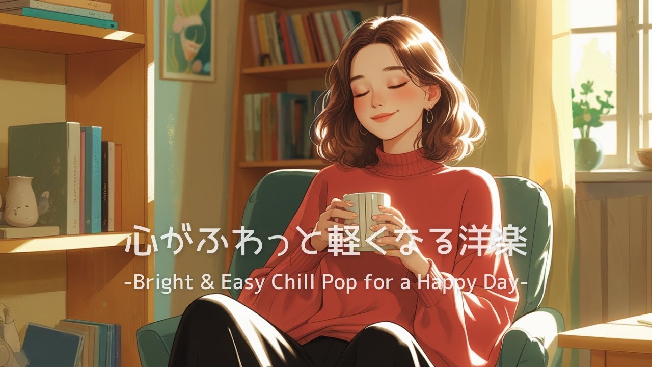 【洋楽】心がふわっと軽くなるチルポップ – Bright & Easy Chill Pop for a Happy Day｜Lo-fiチルポップ｜ストレス解消＆集中