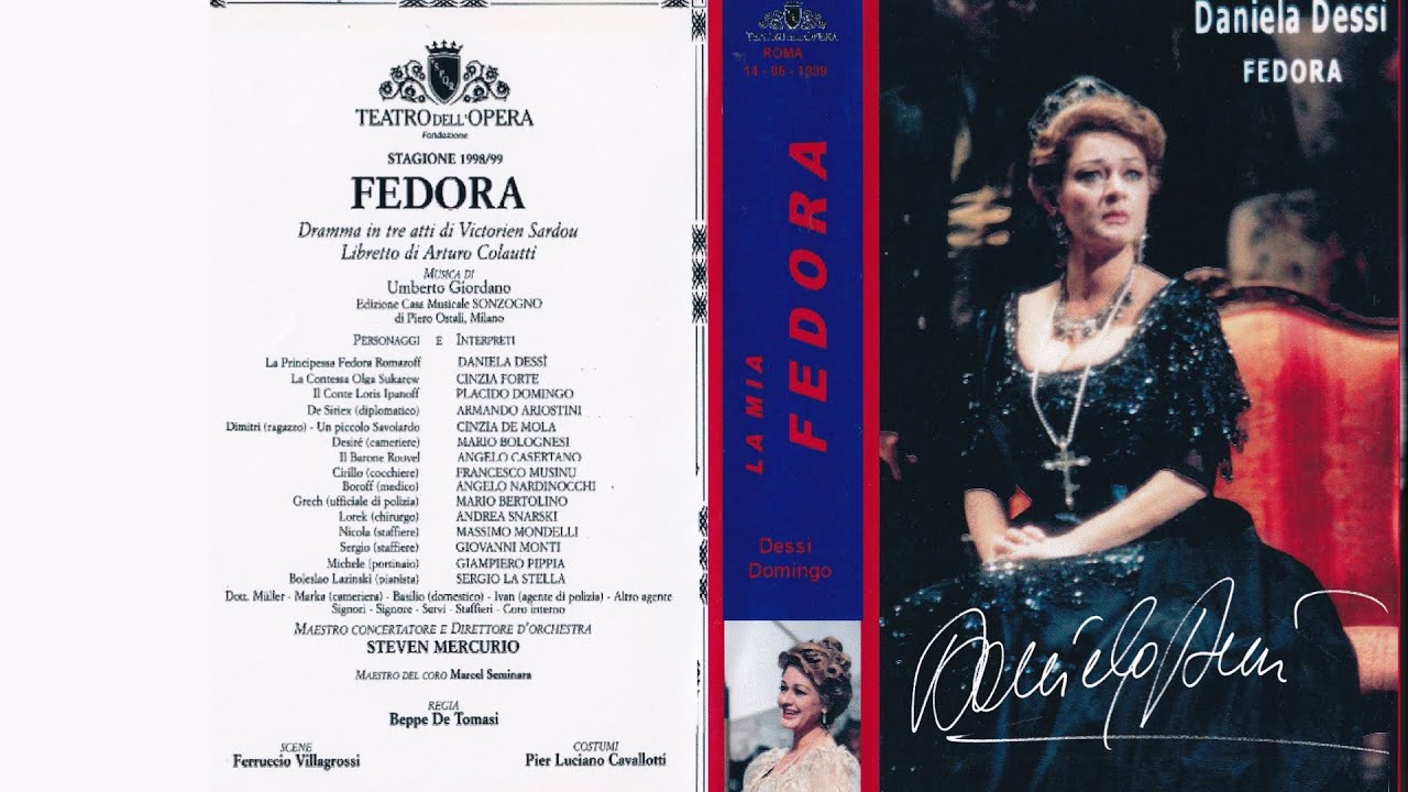 FEDORA (Dessì, Domingo  Dir. Mercurio) - Roma 1999