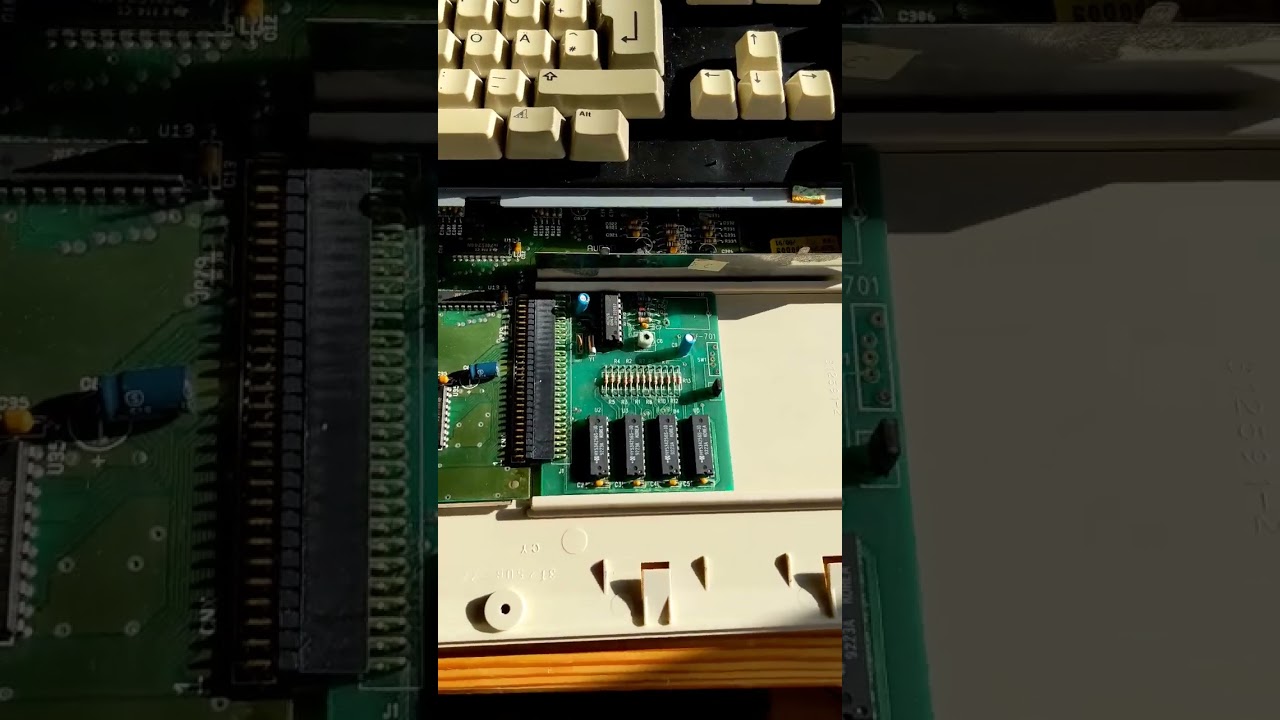 Das ACA500plus mit 1MB Chipram im AMIGA500 #amiga #commodore #retrohardware #retro