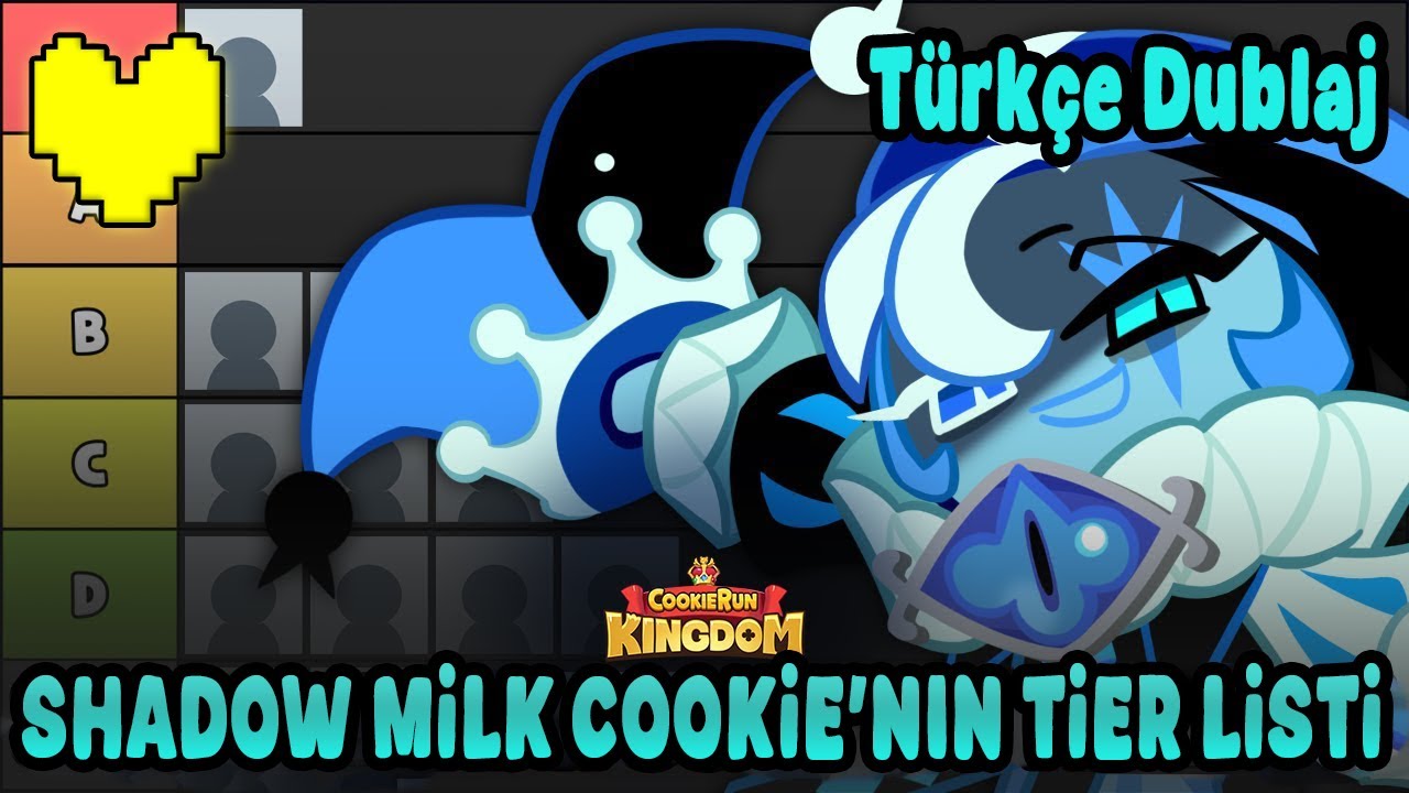 Shadow Milk Cookie'nin COOKİE TİERLİSTİ?!? 👀 (Türkçe Dublaj)
