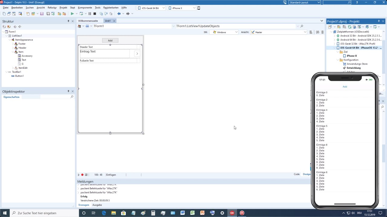 Tutorial: TListViewItem with variable height with FireMonkey (Delphi DX 10.3.3 Rio)