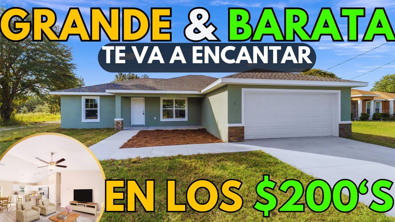 La Casa PARA TI : GRANDE, LUJOSA & BARATA EN LOS $200'S