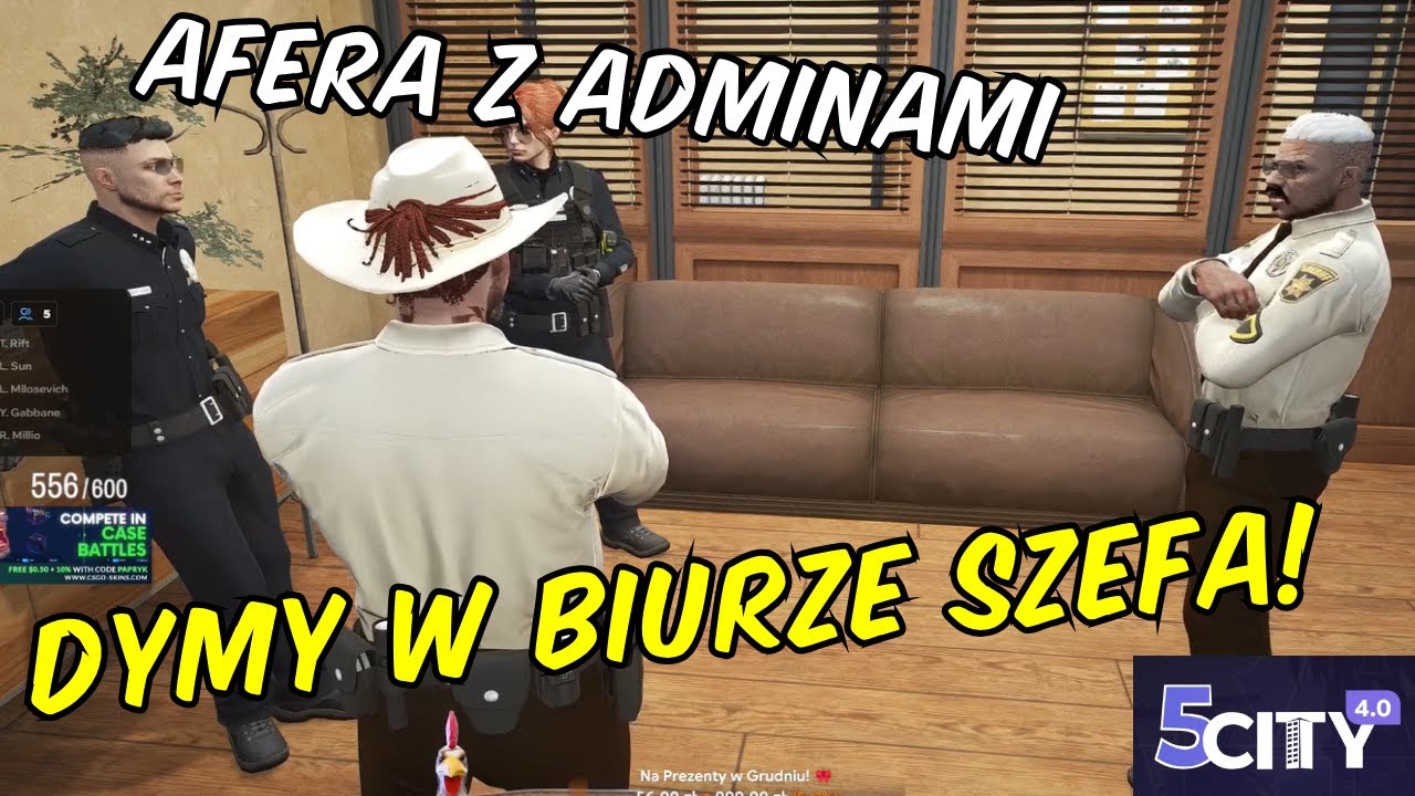 Administracja Usuwa Dowody Czesiowi/Dymy w Biurze Szefa 5city 4.0