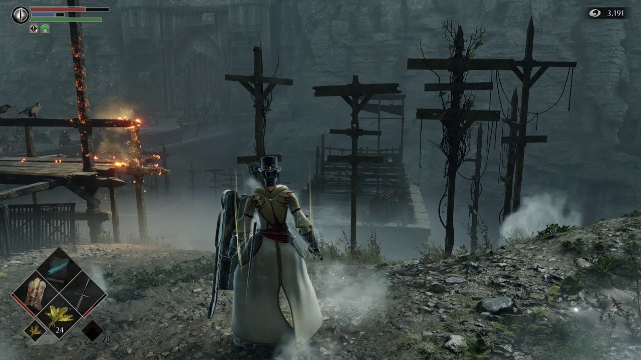 Demon's Souls - 1-1 Gates of Boletaria: Defeat Executioner Miralda Side Quest: Binded Armor Set PS5