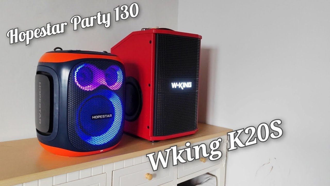 Hopestar Party 130 против W-King K20S🔥🔥🔥 #динамик #bluetooth-динамик #бас #wking #hopestar