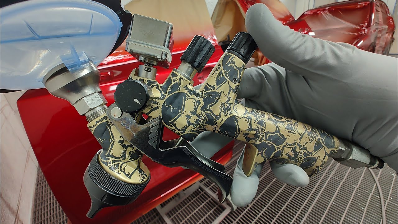 ANi Skull Spraying PPG LVC105 Mazda Respray