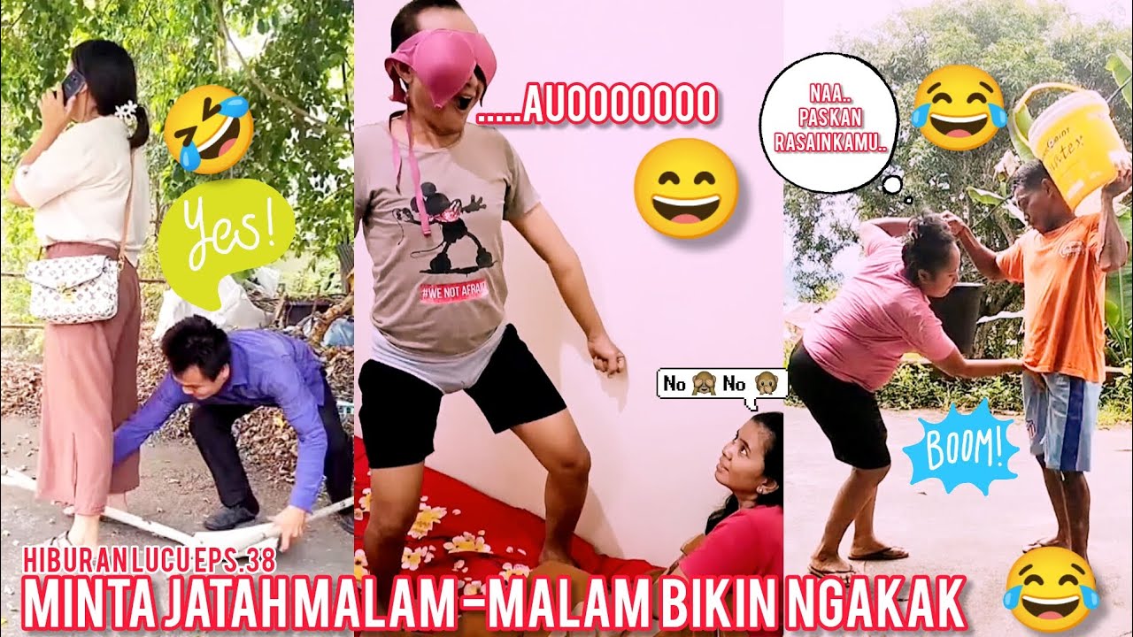 lucu minta ampun‼️begini kalau istri sudah kebelet suami malah loyo.hiburan eps.38