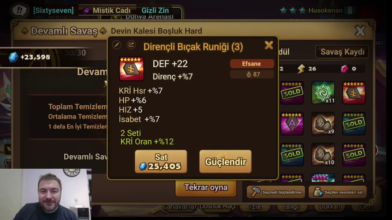 YAN HESAPLA G1 DENEMECE! SUMMONER WAR!