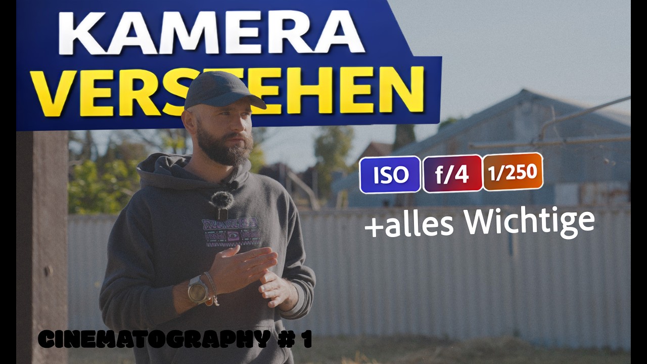Kamera verstehen – Die wichtigsten Einstellungen erklärt | Cinematography #1