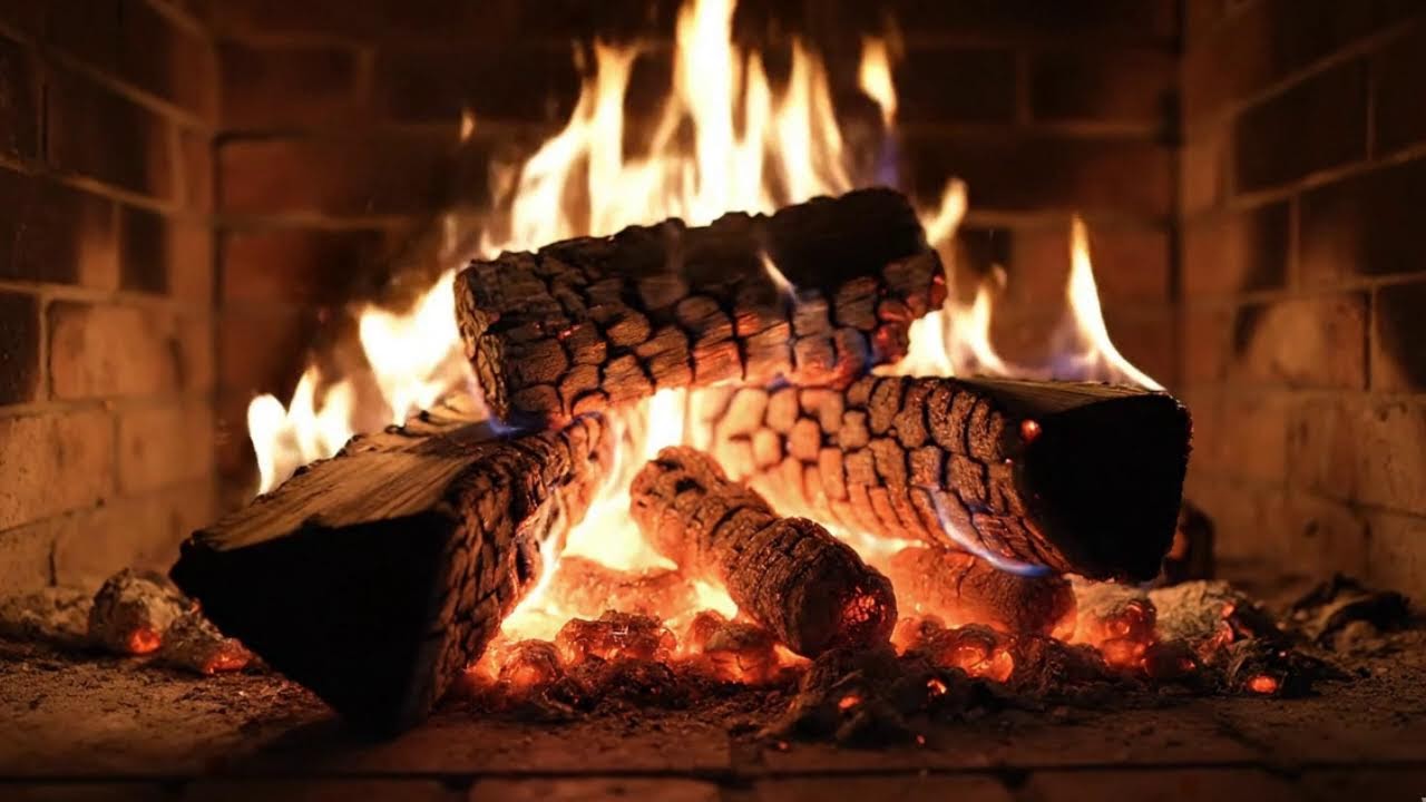 Live Calming Fireplace Crackling Sounds | ASMR for Focus