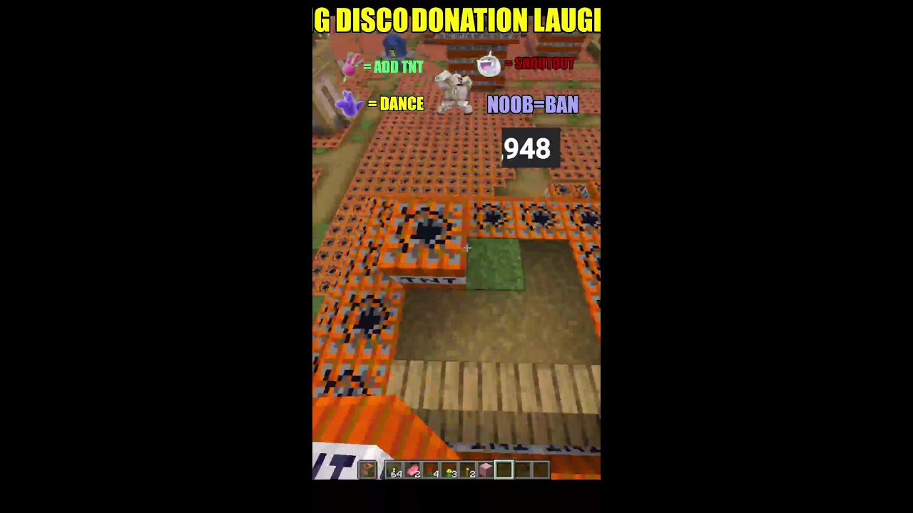 Minecraft TNT Village #shortlive